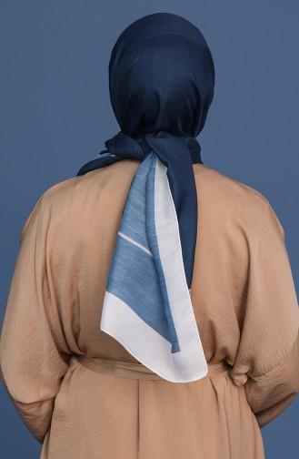 Navy Blue Sjaal 90100-22