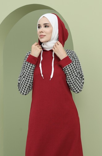 Robe Hijab Bordeaux 50108-02