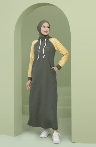 Robe Hijab Khaki 50108-03