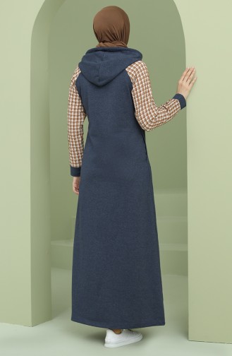 Robe Hijab Indigo 50108P-04
