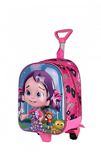 Zigga 00023 Pembe Niloya Kız Çocuk Çekçekli Anaokulu Sırt Çantası