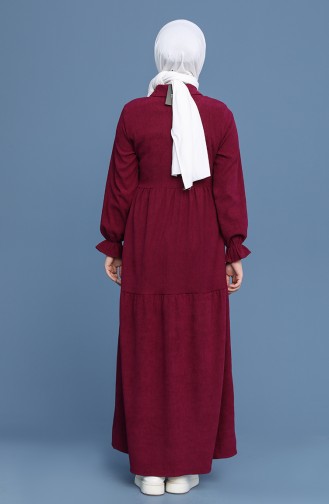 Zwetschge Hijab Kleider 22K8437-01