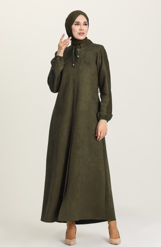 Khaki Abaya 5017-02