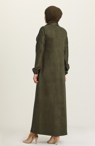 Khaki Abaya 5017-02