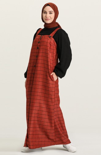 Brick Red Gilet 22K8454-01
