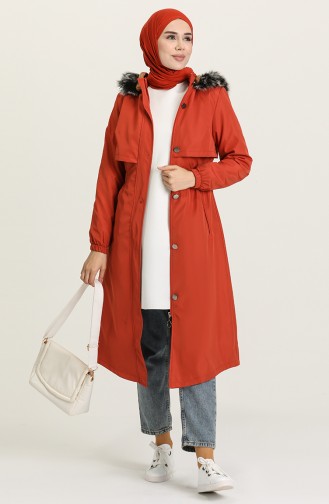 Brick Red Coat 0609-01