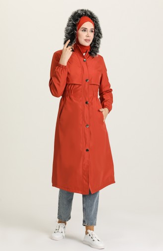 Brick Red Coat 609-02