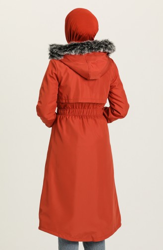 Brick Red Coat 609-02