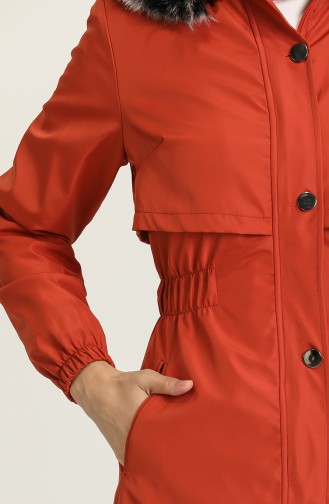 Brick Red Coat 0609-01