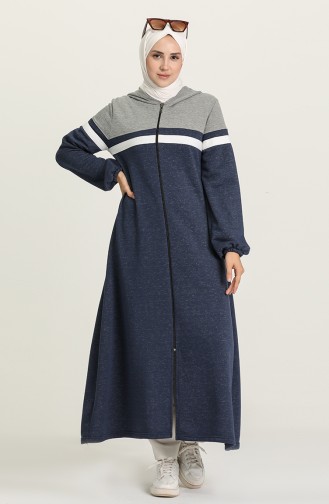 Navy Blue Cape 1672A-02