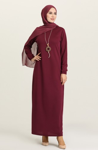 Robe Hijab Plum 8989-07