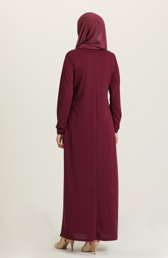 Zwetschge Hijab Kleider 8989-07