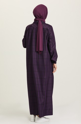 Lila Hijab Kleider 22K8450-03