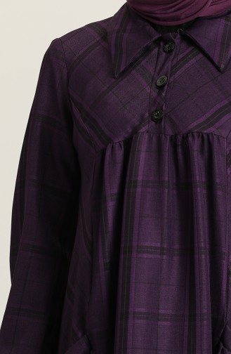 Lila Hijab Kleider 22K8450-03