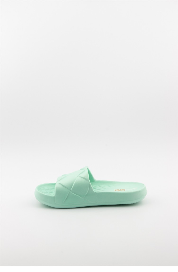 Mint Green Summer Slippers 3854.MM MINT Sefamerve
