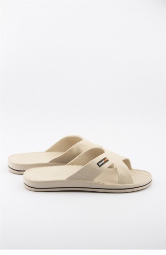 Beige Sommer Haussandalen 3831.MM BEJ