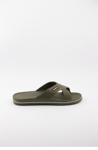 Khaki Sommer Haussandalen 3834.MM HAKI