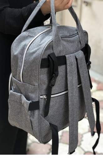 Anne Çocuk Bakım Çantası Bs 001328 Grı