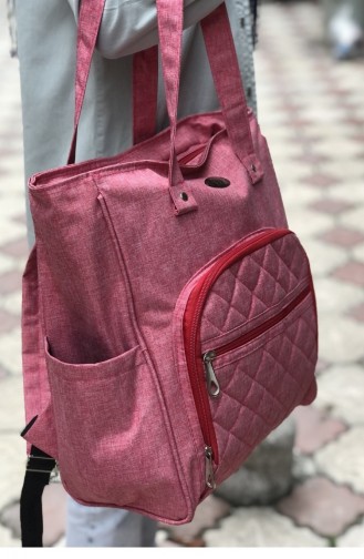 Anne Bebek Bakım Çantası Bs 001340 Pembe