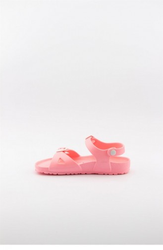 Pink Kid s Slippers & Sandals 1808.MM FLORASAN PEMBE