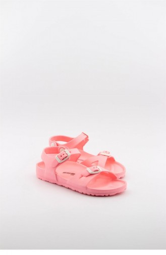 Pink Kid s Slippers & Sandals 1808.MM FLORASAN PEMBE