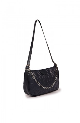 Navy Blue Shoulder Bag 77Z-21