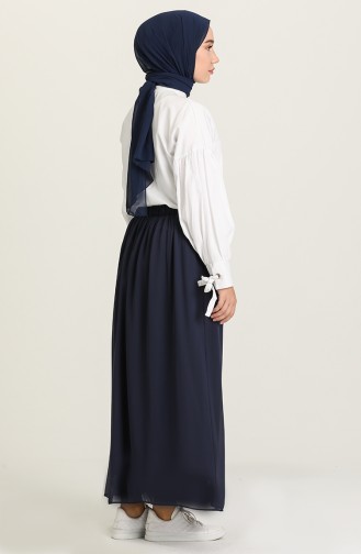 Navy Blue Skirt 0108-03