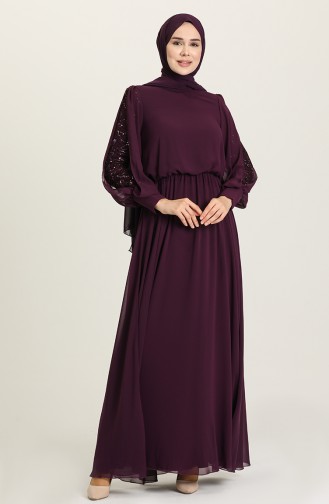 Habillé Hijab Pourpre 5403-03