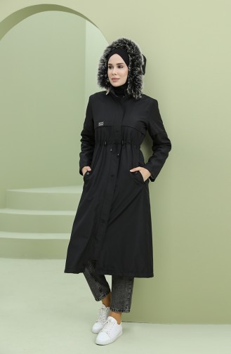 معطف أسود 5002-03