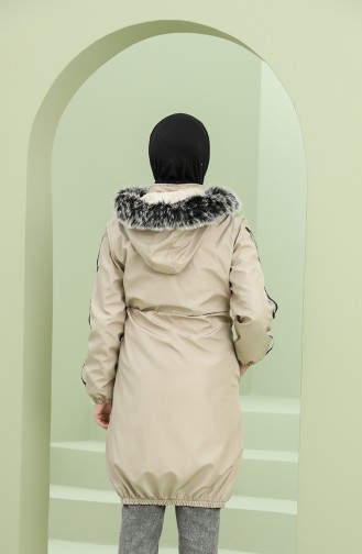 Beige Winter Coat 5006-07