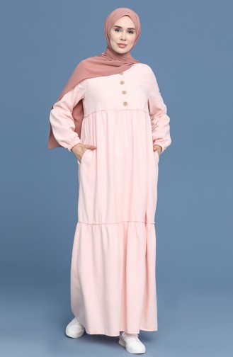 Robe Hijab Poudre 22K3109-01