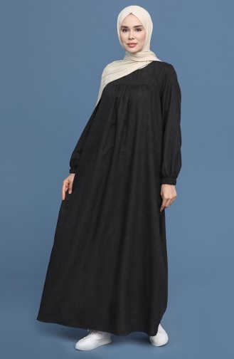 Anthrazit Hijab Kleider 22K3110-02