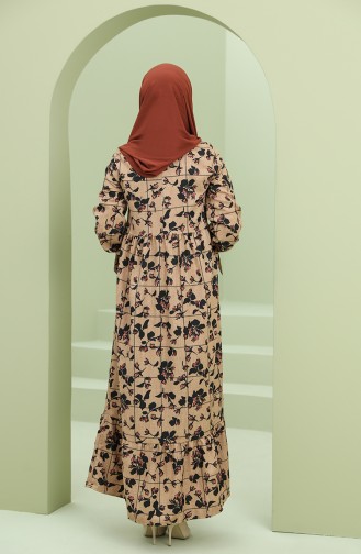 فستان زهري باهت 22K8435D-04
