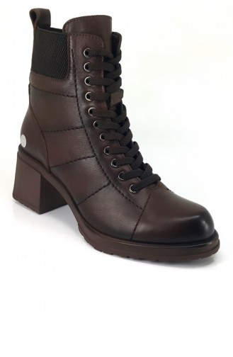 Brown Boots-booties 8276
