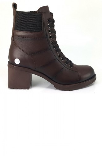 Brown Boots-booties 8276