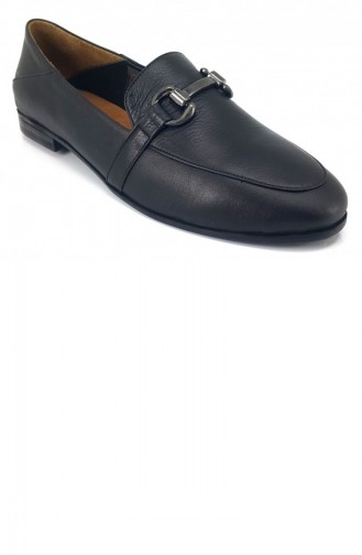 Black Woman Flat Shoe 8291