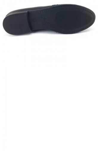 Black Woman Flat Shoe 8291