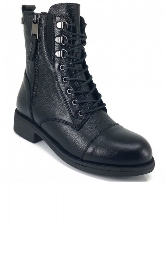Black Boots-booties 8296