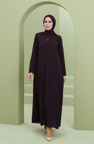 Plum Abaya 0035-03