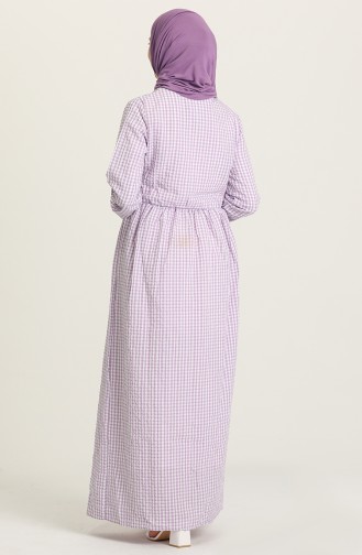Violet Hijab Dress 20271-07