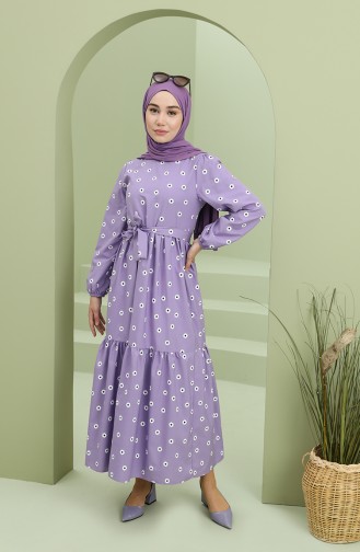 Lilac İslamitische Jurk 2209-01