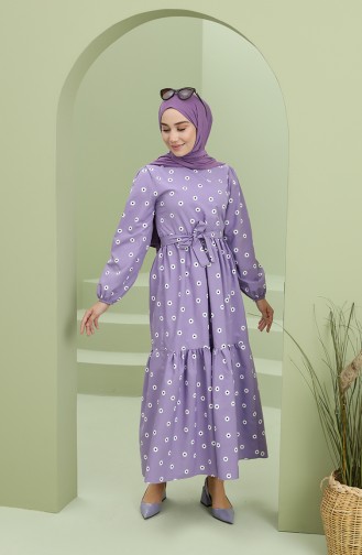 Violet Hijab Dress 2209-01