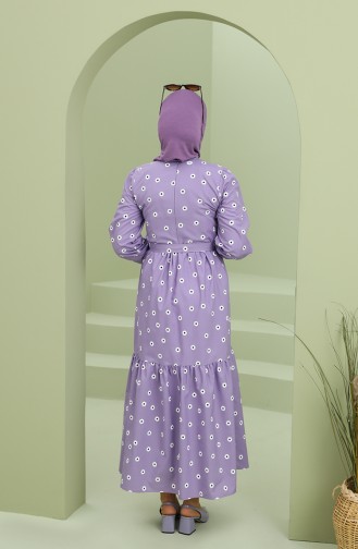 Lila Hijab Kleider 2209-01