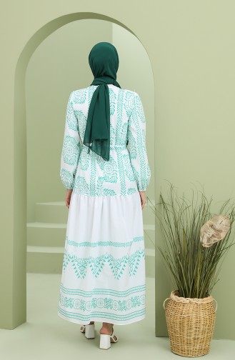 Robe Hijab Vert 2214-03