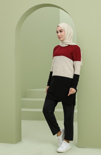 Claret Red Sweater 4013-02