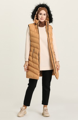 Gilet Sans Manches Camel 7003-02