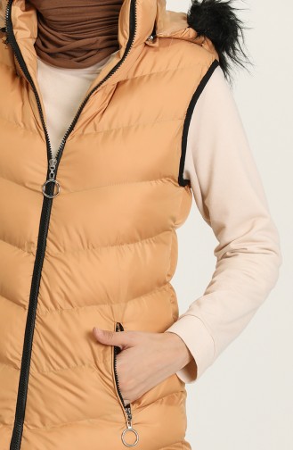 Gilet Sans Manches Camel 7003-02