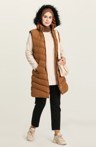 Gilet Sans Manches Tabac 7003-03