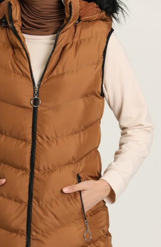 Gilet Sans Manches Tabac 7003-03