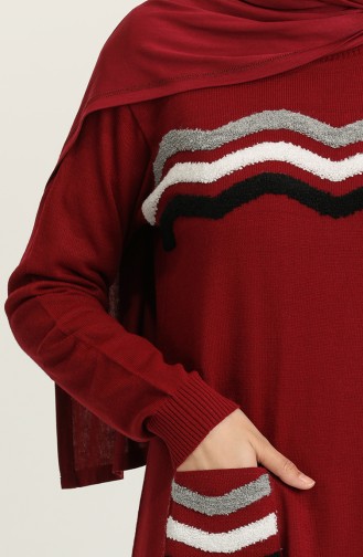 Weinrot Pullover 808-08
